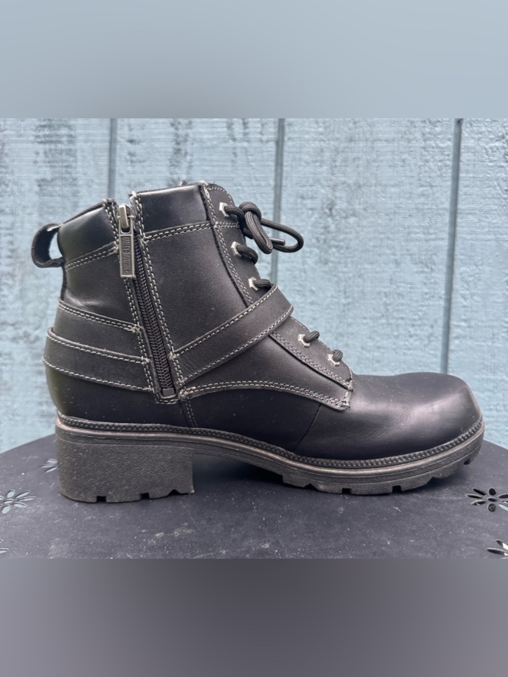 Harley Davidson Boots Women’s Size 10 - Picture 2 of 5